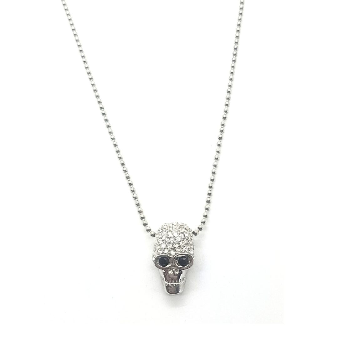 Skull Necklace Zirconia - PSCL98