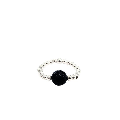 Anello elastico con pietra - SPAN06 - Spadarella Gioielli