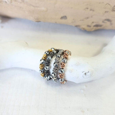 Anello elastico con pietre - SPAN47 - Spadarella Gioielli