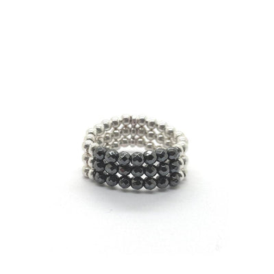 Anello elastico con pietre - SPAN51 - Spadarella Gioielli