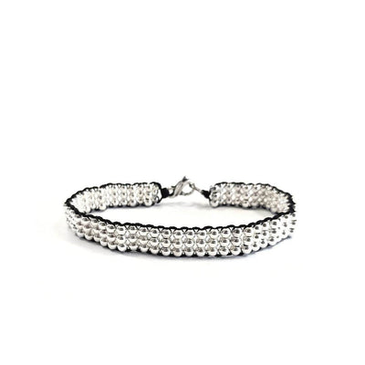 Bracciale spadino intrecciato - SPBR178 - Spadarella Gioielli