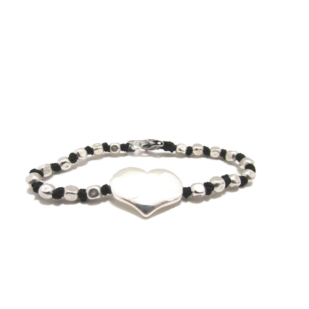 Sword Bracelet Heart and Nuggets - SPBR376