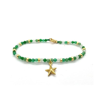 Bracciale spadino pietre con stella - SPBR604 - Spadarella Gioielli
