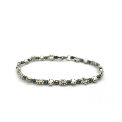 Bracciale spadino cuoricini - SPBR611 - Spadarella Gioielli