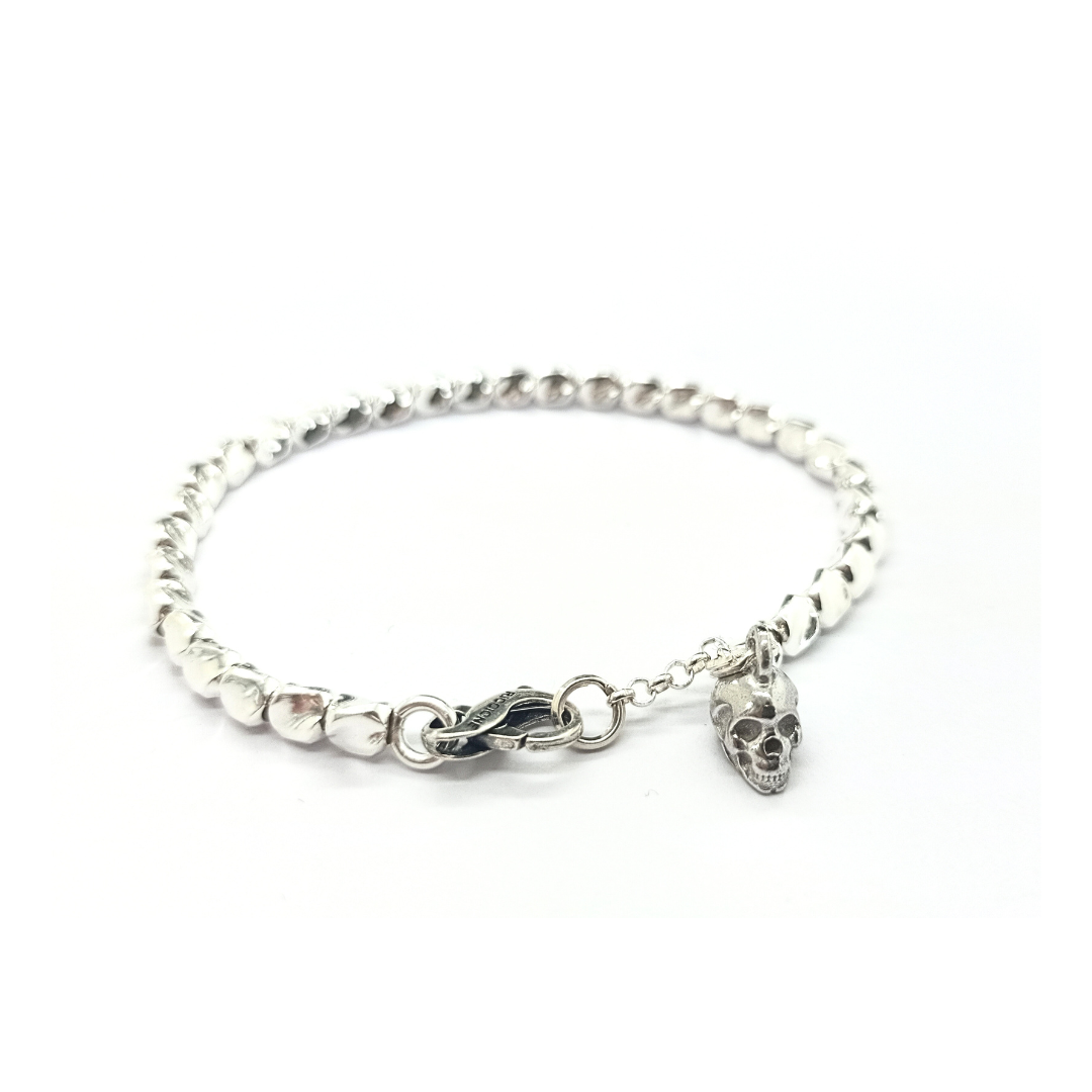 Bracciale pendente teschio - SPBR622