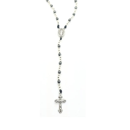 Spadino Rosary Stone Necklace - SPGR355