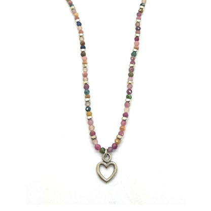 Heart Stone Necklace - SPGR602