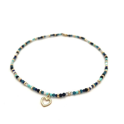 Collana pietrine cuore - SPGR602 - Spadarella Gioielli