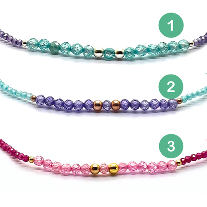 Collana Spadino zirconcini - SPGR784